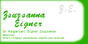 zsuzsanna eigner business card